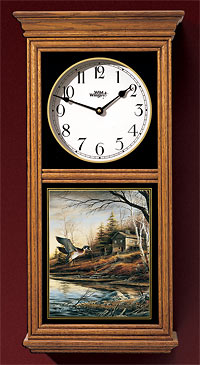Backwoods Cabin Clock